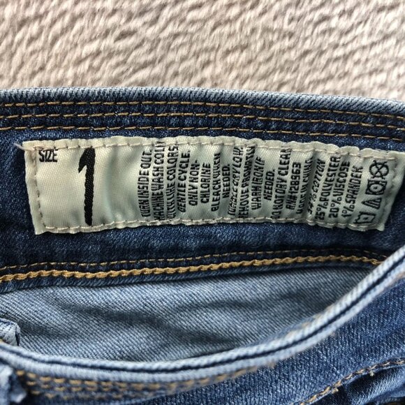2 Indigo Rein Women Jeans Size 1 Lot Of Two Skinny Leg Embroidered Destroyed Y2K - Picture 4 of 16